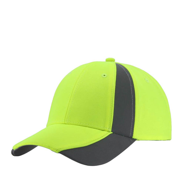  High Visibility Neon Green Baseball Cap Fishing Hats