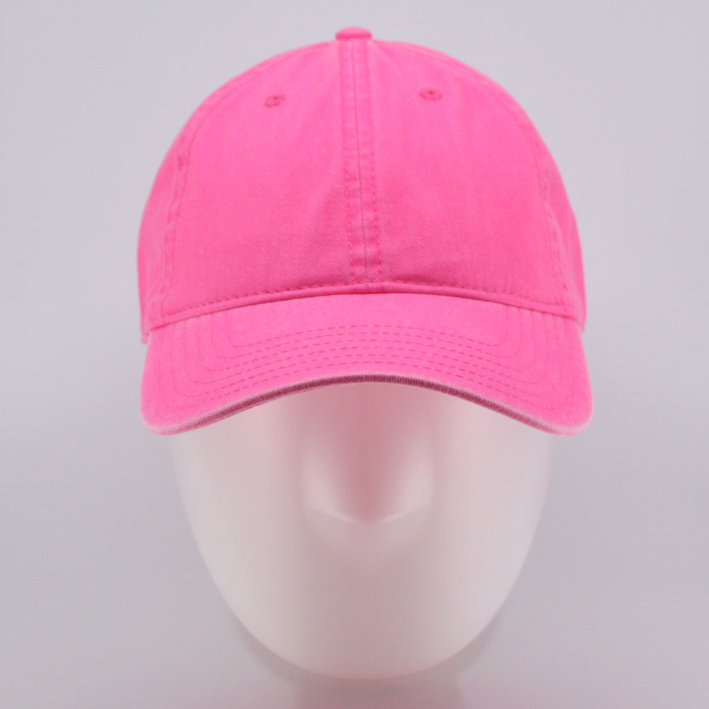 Cotton Twill Baseball Hat – Light Pink