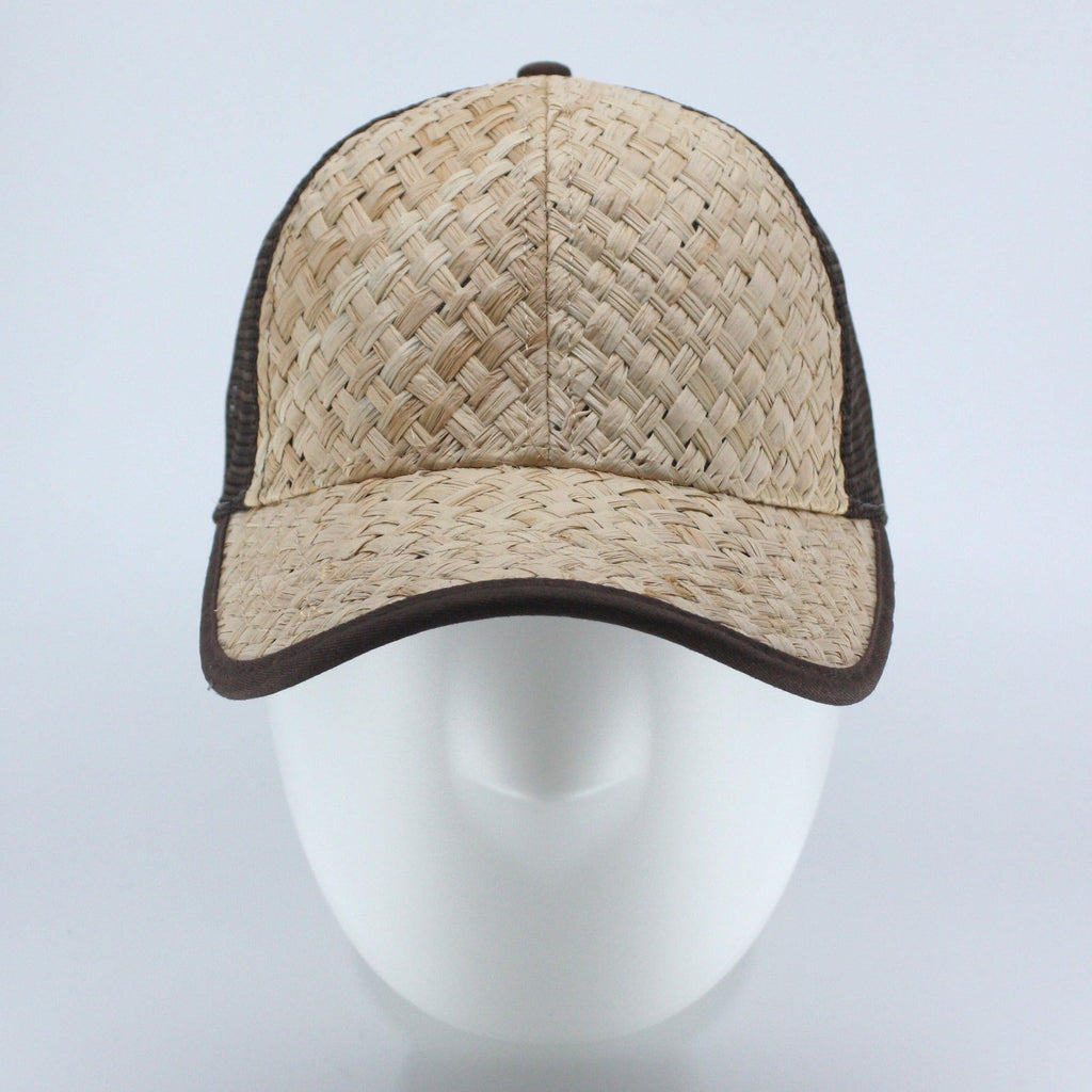 Straw baseball cheap cap wholesale