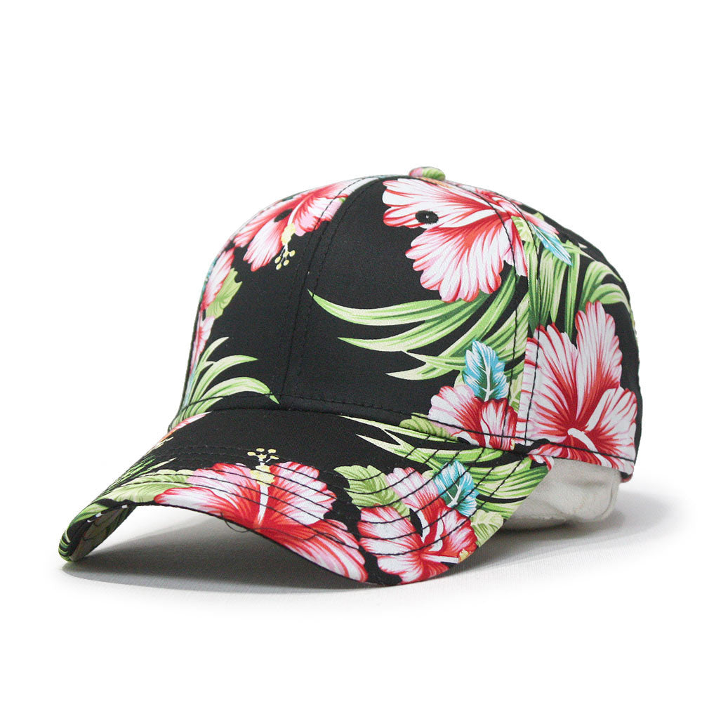 Baseball Snapback Adjustable Profile Floral Low Twill Ooh Cotton - Factory Hawaiian La La