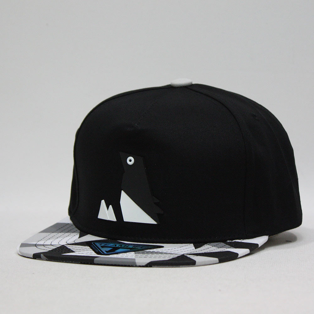 Animal Origami Sculpture Flat Brim Snapback Baseball Cap - Ooh La La ...